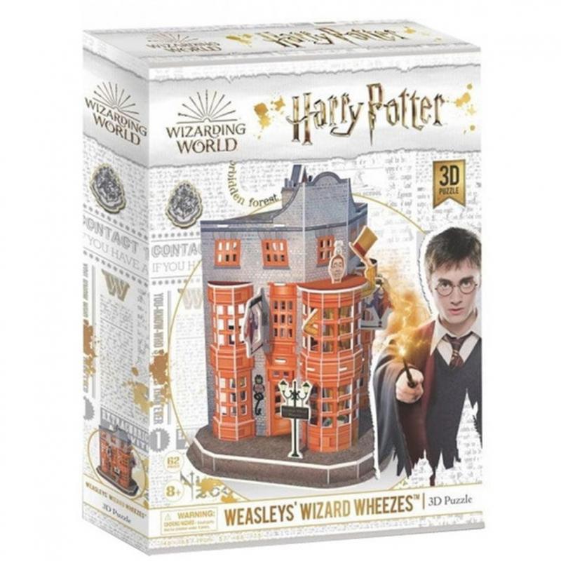 Puzzle 3d world brands harry potter tienda weasly 62 piezas - Imagen 1