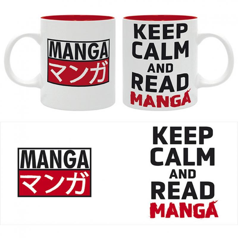 Taza keep calm and read manga - Imagen 1