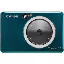 Camara impresora instantanea canon zoemini s2 azul turquesa -  8mp -  bluetooth -  capacidad 10 hojas - Imagen 1