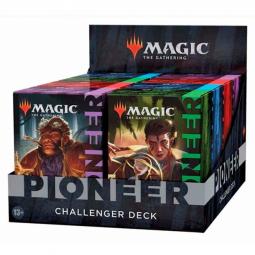 Juego de cartas caja de sobres wizards of the coast magic the gathering pioneer challenger deck display 8 mazos inglés - Imagen 