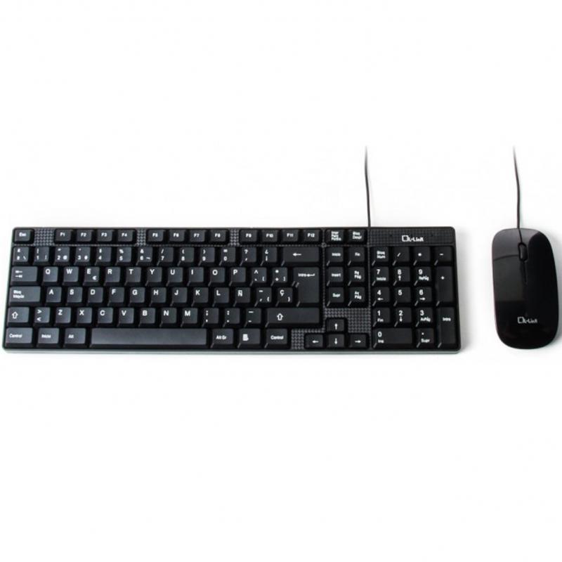 Kit teclado + raton l - link ll - kb - 816 - combo usb negro - Imagen 1
