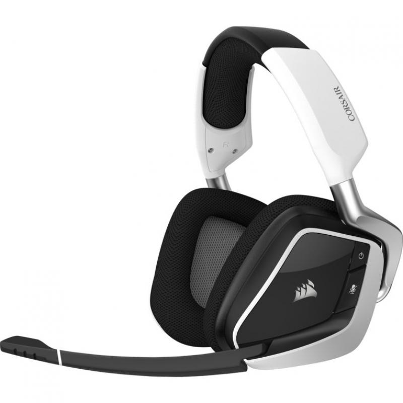 Auriculares gaming corsair void elite rgb wireless 7.1 blanco - Imagen 1