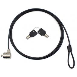 Cable seguridad para portatil nilox con llave 1.8m - Imagen 1