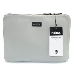 Funda nilox para portatil 14.1pulgadas gris - Imagen 1