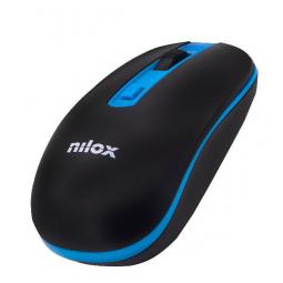 Mouse raton nilox nxmowi2003 wireless inalambrico 1000 dpi negro - azul - Imagen 1