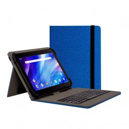 Funda con teclado nilox para tablet 10.5pulgadas usb azul - Imagen 1