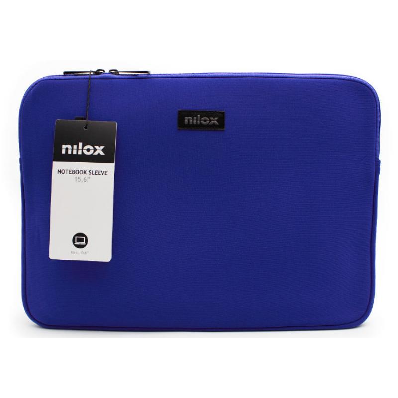 Funda nilox para portatil 15.6pulgadas azul - Imagen 1
