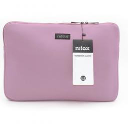Funda nilox para portatil 13.3pulgadas rosa - Imagen 1