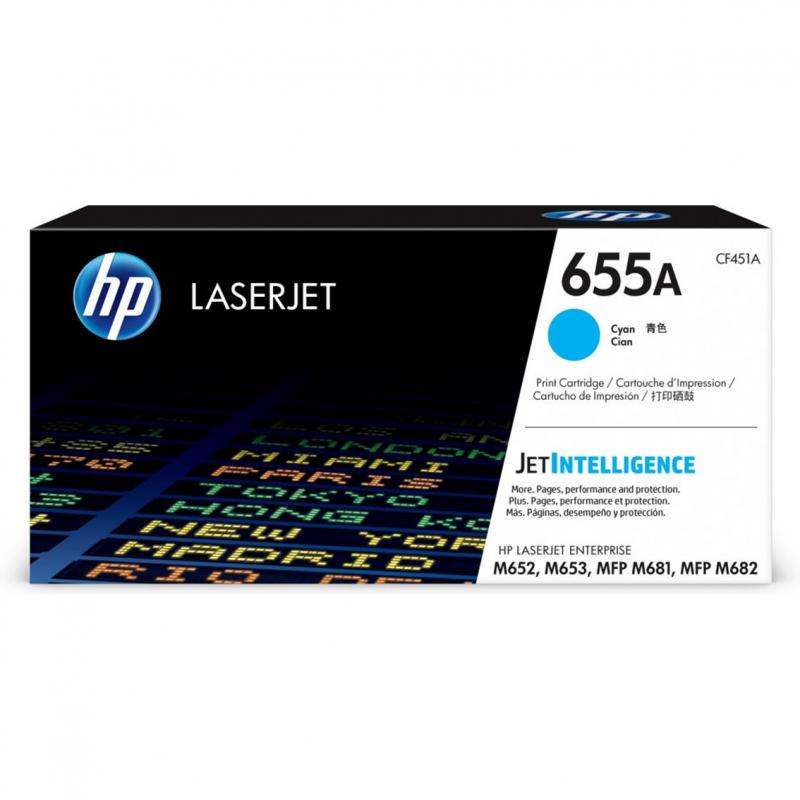 Toner hp 655a cyan - Imagen 1