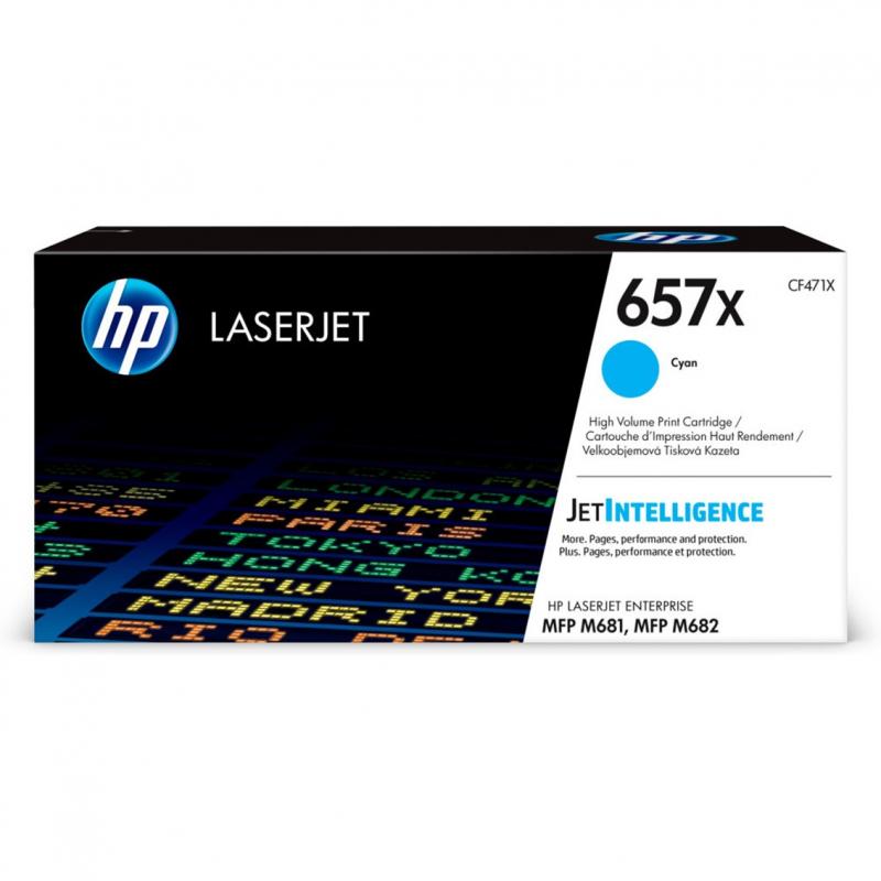 Toner hp 657x cyan - Imagen 1