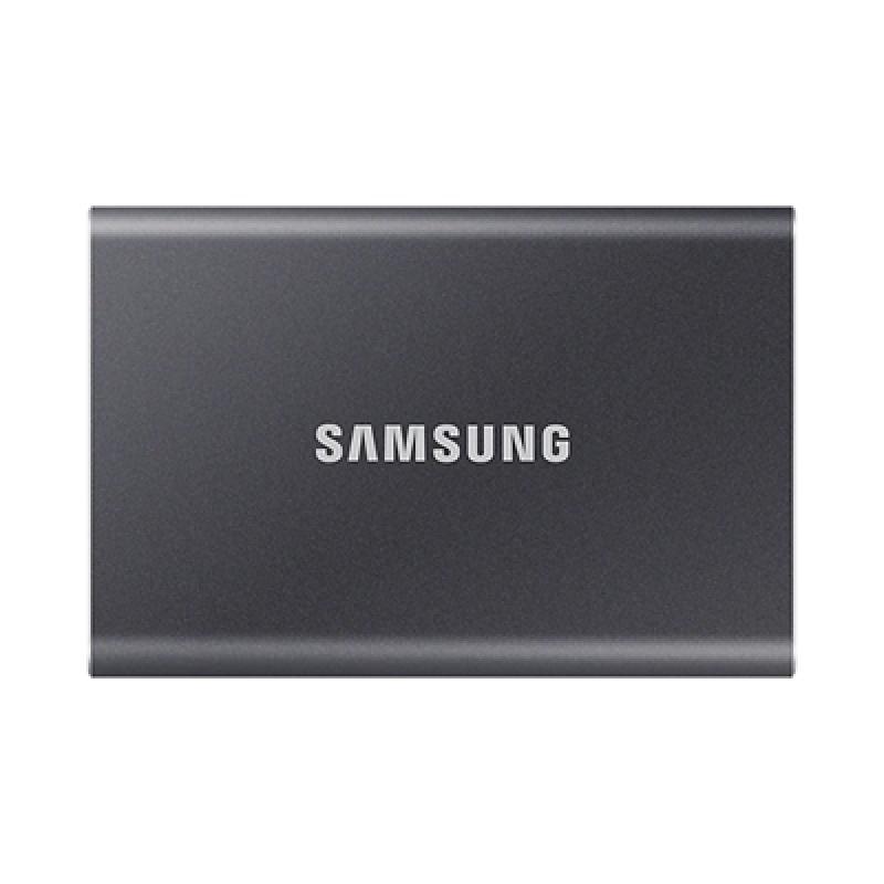 Disco duro externo ssd samsung mu - pc1t0t - ww 1tb nvme usb 3.2 gris - Imagen 1