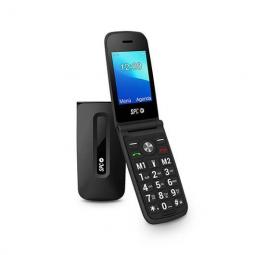 Telefono movil spc titan black tipo tapa -  dual sim -  2.4pulgadas -  radio -  bluetooth -  usb tipo c - Imagen 1