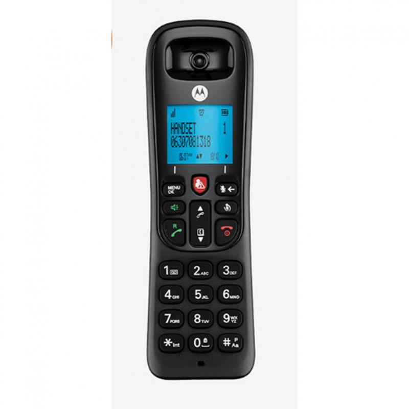 Telefono motorola cd4001 wireless inalambrico negro - Imagen 1
