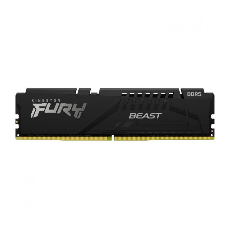 Memoria ddr5 16gb kingston - 6000mhz - pc5 - 48000 - negro - Imagen 1