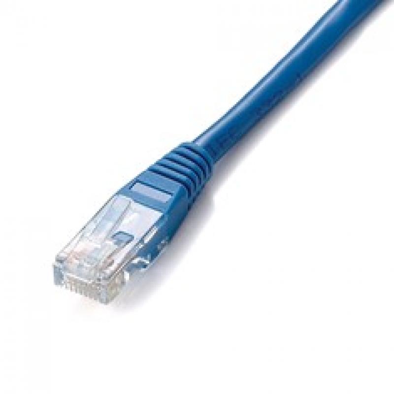 Cable red equip latiguillo rj45 u -  utp cat6 1m azul - Imagen 1