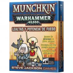 Juego de mesa munchkin warhammer lealtad y potencia de fuego pegi 10 - Imagen 1