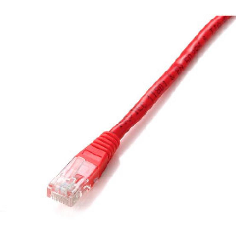 Cable red equip latiguillo rj45 u -  utp cat6 5m rojo - Imagen 1