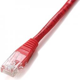 Cable red equip latiguillo rj45 u -  utp cat6 10m rojo - Imagen 1
