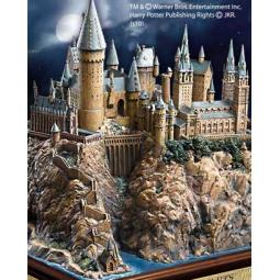 Replica the noble collection harry potter escuela de hogwarts 30 cm premium - Imagen 1