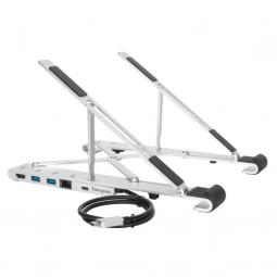 Soporte para portatil targus portable stand and dock 15.6pulgadas plata - Imagen 1