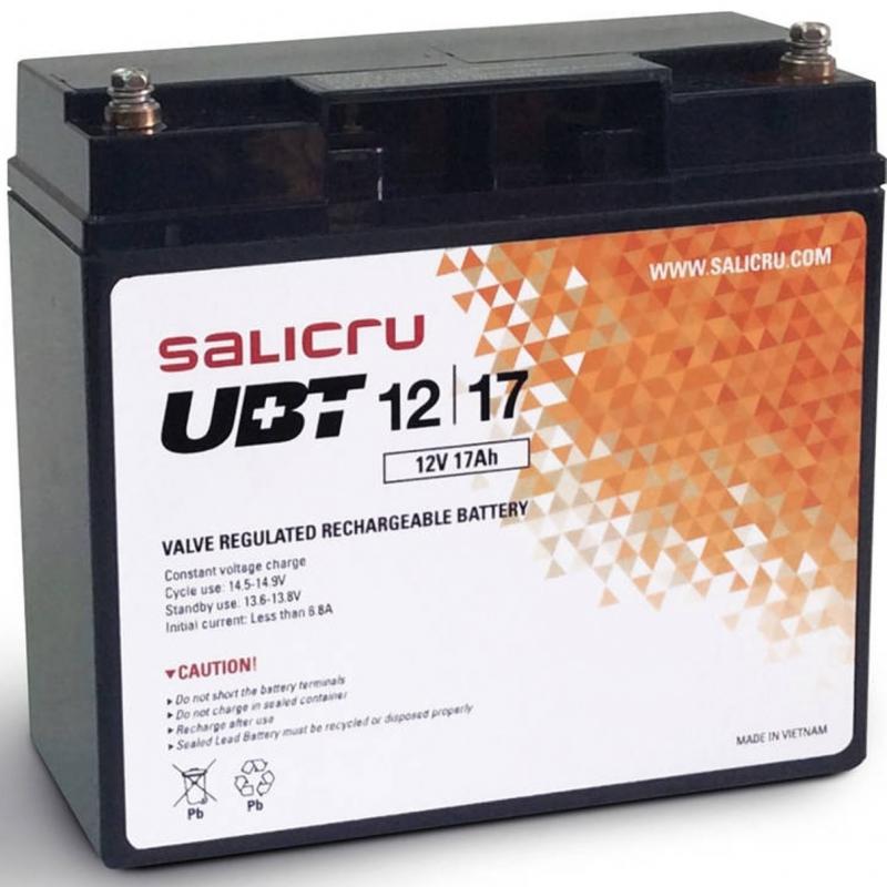Bateria agm salicru compatible para sais 17ah 12v - Imagen 1