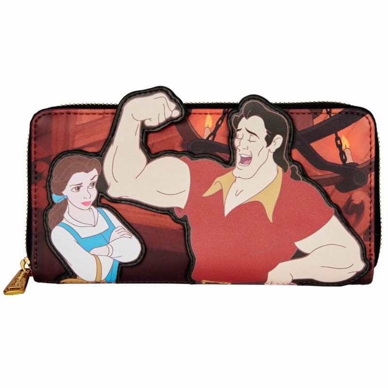 Cartera con cremallera loungefly disney villains scene gaston - Imagen 1