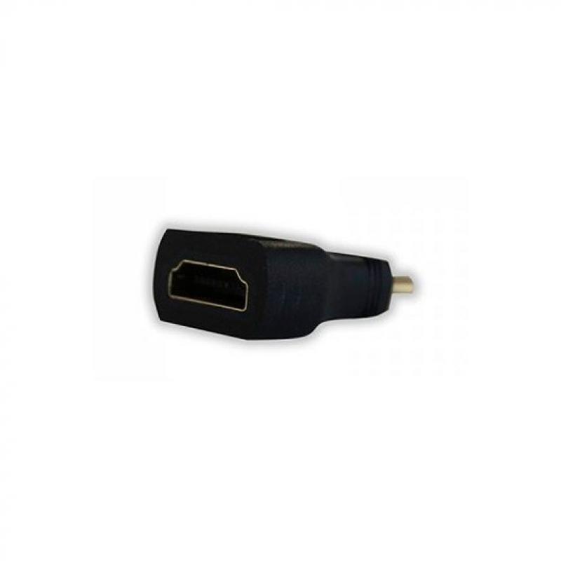 Adaptador mini hdmi a hdmi approx macho - hembra - negro - Imagen 1