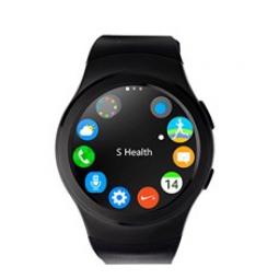 Reloj inteligente vernier smartwatch negro bt 4.0 - tarjeta sim -  pulsometro -  podometro - Imagen 1