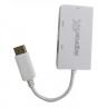 Adaptador displayport a hdmi - vga - dvi approx appc37 4k -  macho - hembra - Imagen 1