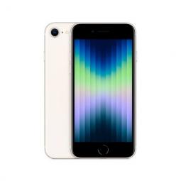 Telefono movil smartphone apple iphone se 2022 64gb starlight sin cargador -  sin auriculares -  a15 bionic -  12mpx -  4.7pulga