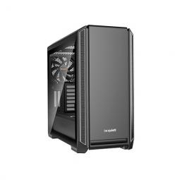 Caja ordenador gaming e - atx be quiet! silent base 601 window black - silver 2 ventiladores -  insonorizada -  cristal templado