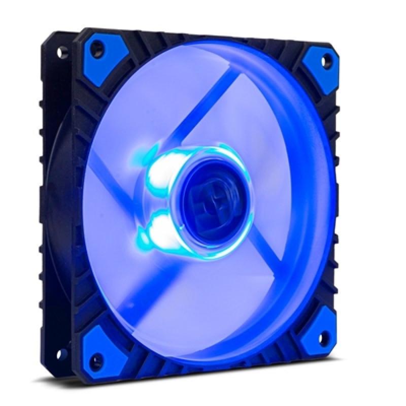 Ventilador caja nox hummer h - fan pro led 120mm negro led azul - Imagen 1
