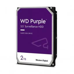 Disco duro interno hdd wd western digital purple wd22purz 2tb 3.5pulgadas sata 5400rpm 256mb - Imagen 1