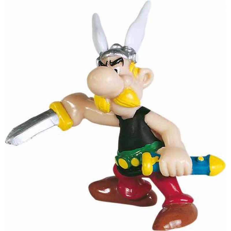 Figura plastoy asterix & obelix asterix el galo con espada pvc - Imagen 1