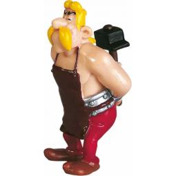 Figura plastoy asterix & obelix herrero esautomatix pvc - Imagen 1