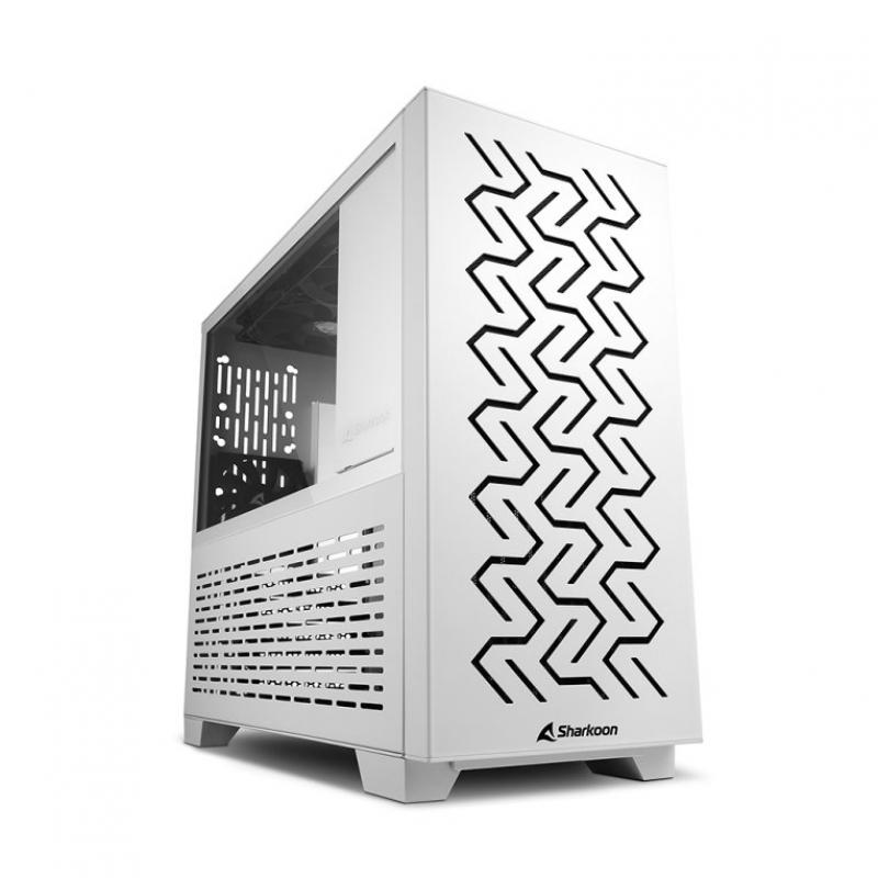 Caja ordenador gaming sharkoon ms - z1000 matx 2 x usb 3.0 sin fuente blanco - Imagen 1