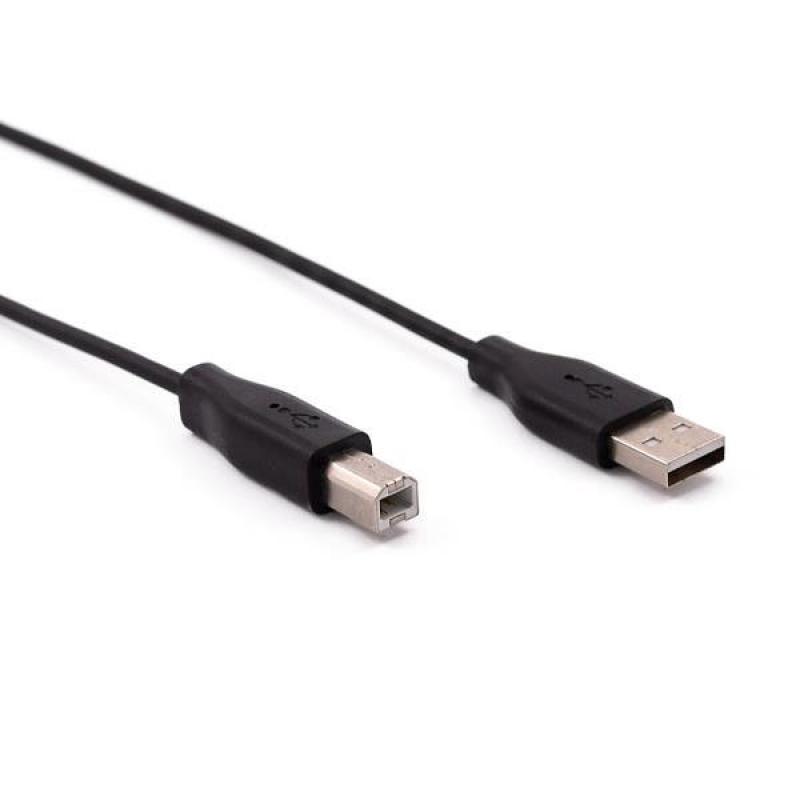 Cable usb tipo a a  usb tipo b nilox 1.8m -  macho - macho -  negro - Imagen 1