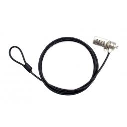 Cable seguridad para portatil nilox combinacion 4 digitos 1.5m - Imagen 1