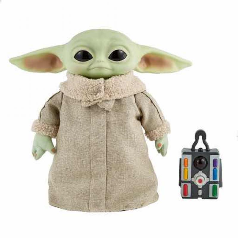 Peluche mattel el mandaloriano star wars baby yoda con control remoto - Imagen 1