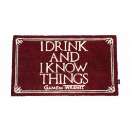 I drink and i know things felpudo game of thrones - Imagen 1