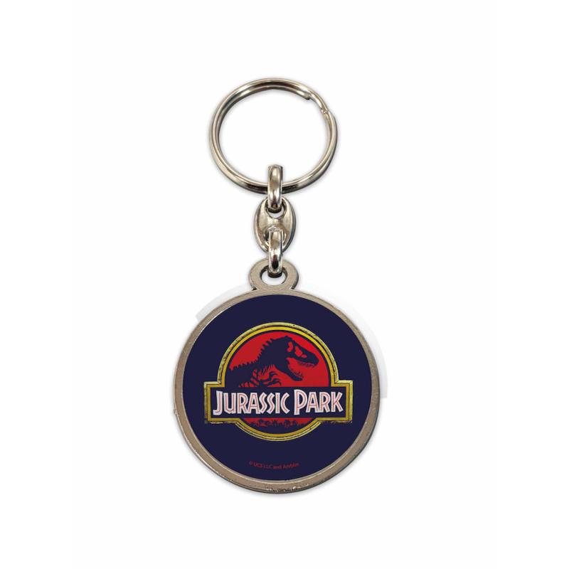 Llavero redondo logo pelicula jurassic park - Imagen 1