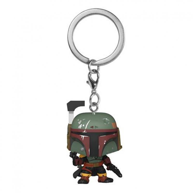 Funko pop keychain llavero star wars the book of boba fett boba fett 60235 - Imagen 1