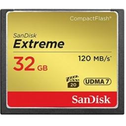 Tarjeta memoria sandisk compact flash 32gb extreme 120mb - s - Imagen 1
