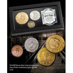 Replica the noble collection harry potter monedas de gringotts expositor - Imagen 1
