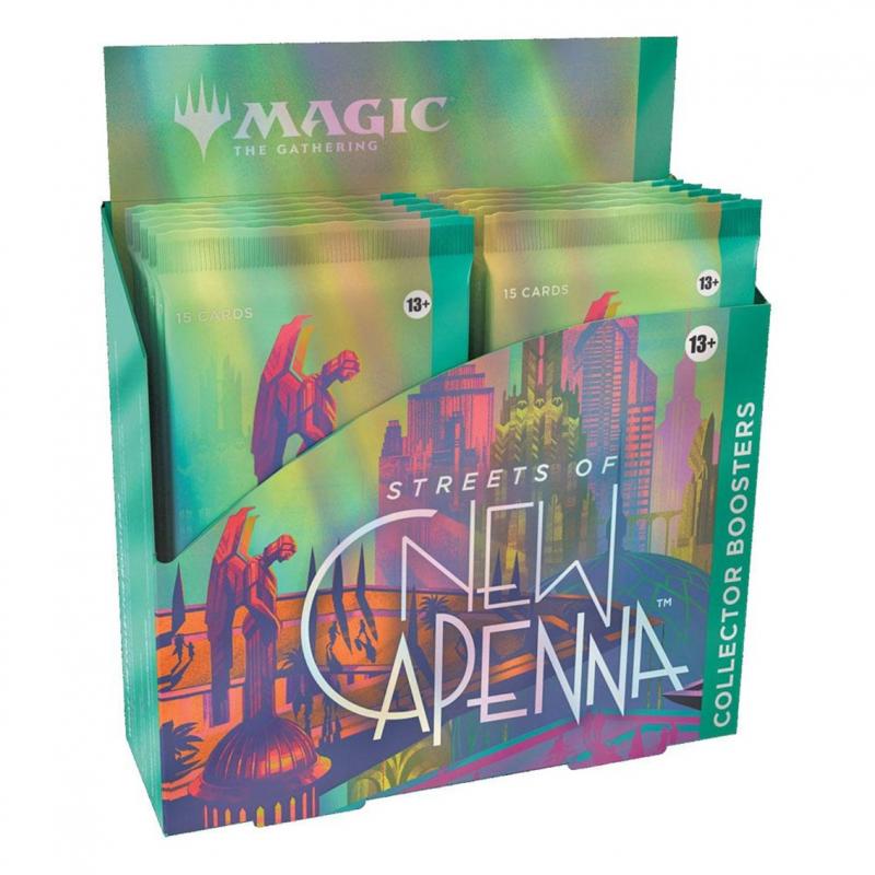 Juego de cartas wizards of the coast magic the gathering streets of new capenna caja de sobres de coleccionista (12) inglés - Im