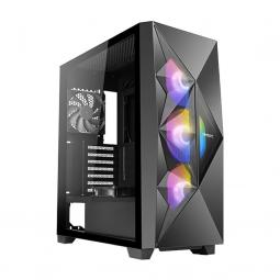 Caja ordenador gaming antec df800 flux atx 2 x usb 3.2 sin fuente negro rgb - Imagen 1