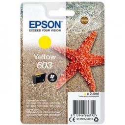 Cartucho tinta epson c13t03u44010 singlepack amarillo 603 estrella de mar - Imagen 1