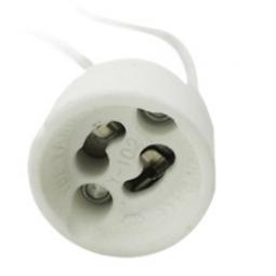 Porta lamparas silever electronic para gu10 230v 15 cm - Imagen 1