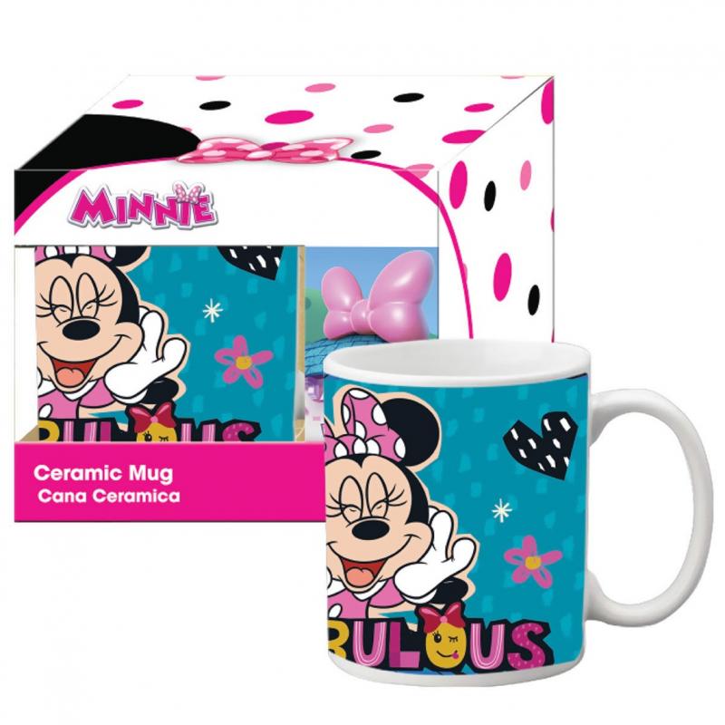 Taza gb eye ceramica minnie en caja regalo - Imagen 1