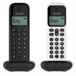 Telefono fijo alcatel dec d285 duo wireless inalambrico negro + blanco - negro - Imagen 1
